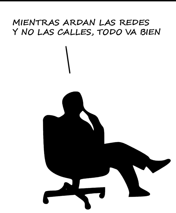 Arden las calles
