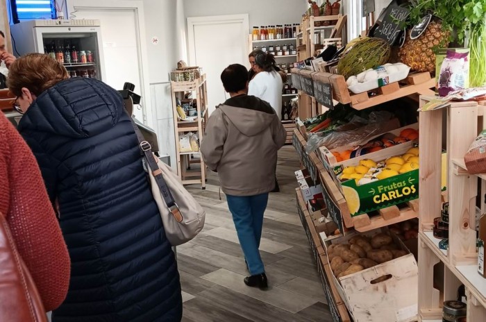 Fondo tienda