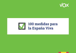 descargaVox, 100 medidas para España